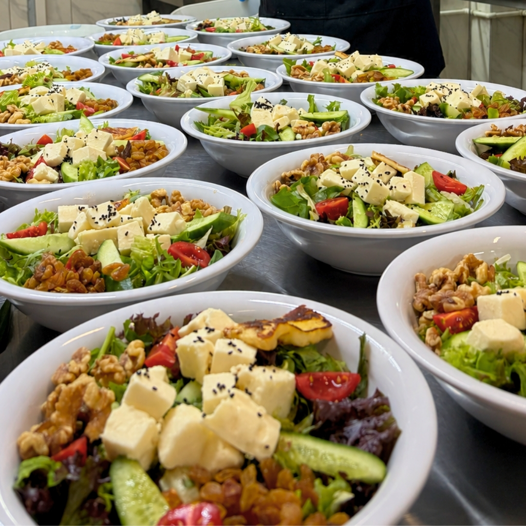 Yerinde yemek ve catering servis sunumu