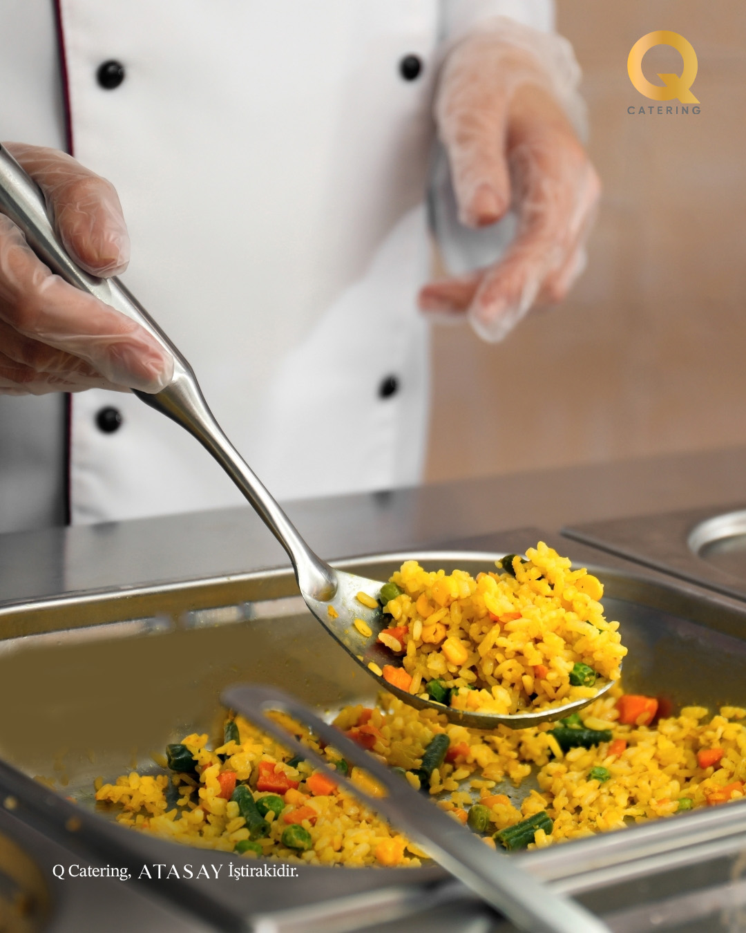 Q Catering on-site production